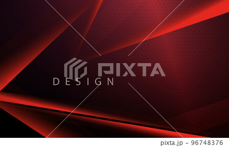 Black texture pattern with chaotic red sharp...のイラスト素材 [96748376] - PIXTA