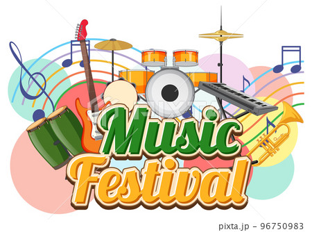 Music festival text banner design Music festival text banner design 96750983