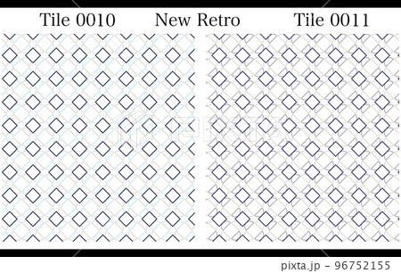 背景　タイル　パターン 96752155