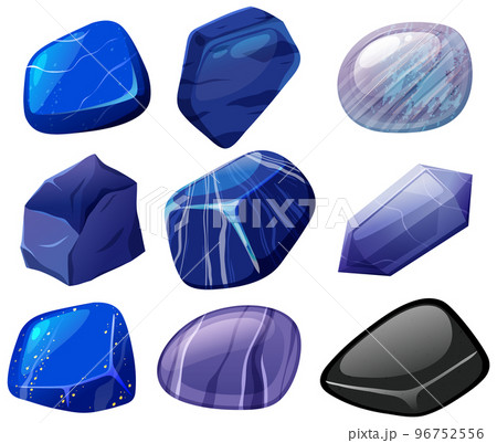 Collection of crystals and gemstones 96752556