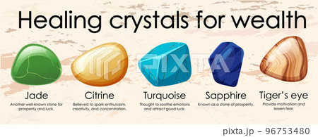 Healing crystals for wealth collection 96753480