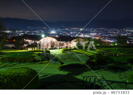 笛吹川フルーツ公園の夜景_新日本三大夜景(山梨県山梨市) 笛吹川フルーツ公園の夜景_新日本三大夜景(山梨県山梨市) 96753835