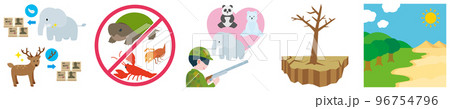 SDGs15.陸の豊かさを守ろう　素材集2 96754796