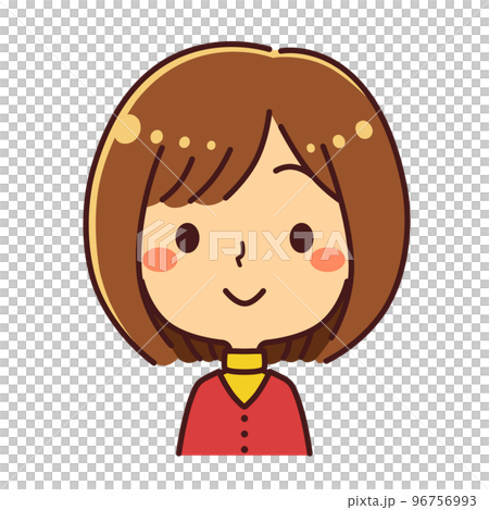 Woman wearing layers Illustration material 96756993