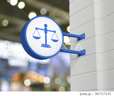 Business legal service concept, 3D rendering 96757245