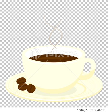 ホットコーヒーのイラスト 96758795