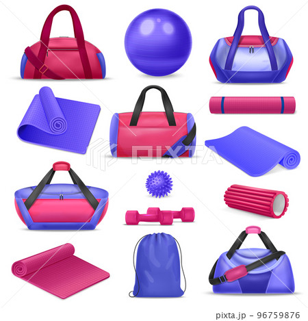 Realistic Gym Fitness Set 96759876