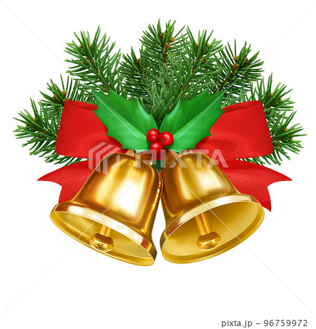 クリスマス ベル イラスト リアル クリスマス ベル イラスト リアル 96759972