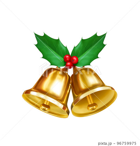 クリスマス ベル イラスト リアルのイラスト素材 [96759975] - PIXTA