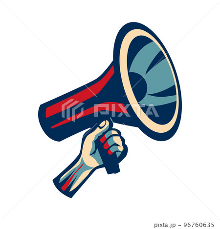 Revolution Hand Megaphone Composition Revolution Hand Megaphone Composition 96760635