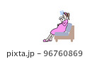 妊婦さん　つわりと陣痛 96760869