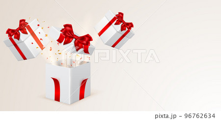 Illustration with gift boxes 96762634