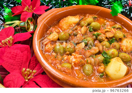 メキシコのバカラオ・ア・ラ・ビスカイーナ エスティロ・メヒカーノ 96763266