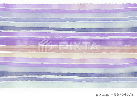 背景素材:茶色の水彩風ストライプ背景 背景素材:茶色の水彩風ストライプ背景 96764678
