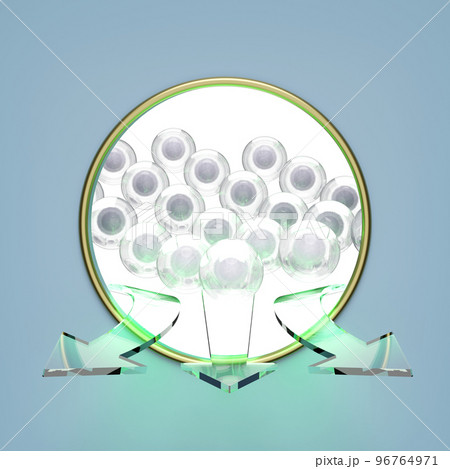 3d water splash on absorbent pad, synthetic fiber with arrow ventilate shows, support cooling concept, 3d render illustration 96764971