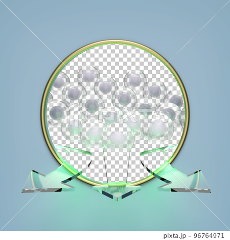 3d water splash on absorbent pad, synthetic fiber with arrow ventilate shows, support cooling concept, 3d render illustration 96764971
