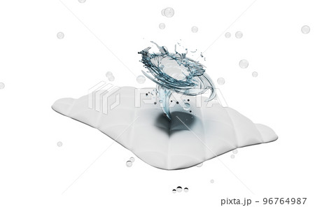 3d washing with a whirlpool, show liquid detergent, vortex, water rotating on the fabric fiber surface, advertising illustration clean with washing powder, isolated, 3d render 3d washing with a whirlpool, show liquid detergent, vortex, water rotating on the fabric fiber surface, advertising illustration clean with washing powder, isolated, 3d render 96764987