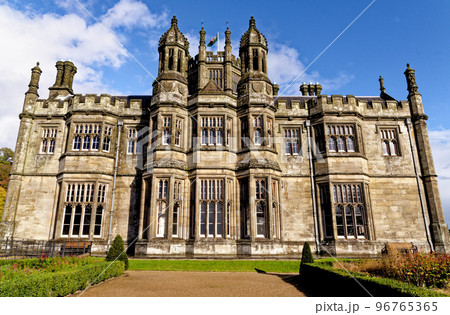 Margam castle at Margam Country Park - Wales 96765365
