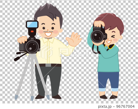 Photographer man and woman Photographer Photographer 96767004