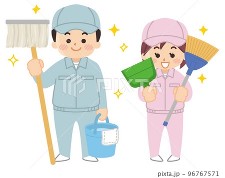 清掃員　クリーンスタッフ　掃除　清掃 96767571