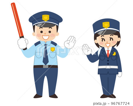 施設の警備員　若者 96767724