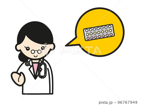 低用量ピルを勧める女医 96767949