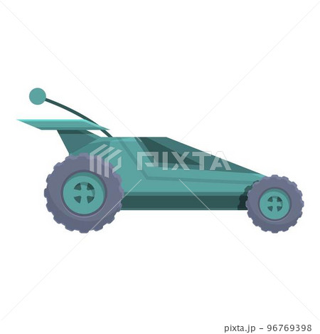 Remote sport car icon cartoon vector. Radio control. Child play Remote sport car icon cartoon vector. Radio control. Child play 96769398