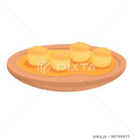 Chinese meal icon cartoon vector. Dinner food. Rice holiday Chinese meal icon cartoon vector. Dinner food. Rice holiday 96769655