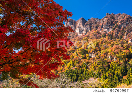 《群馬県》秋の妙義山・紅葉シーズン 《群馬県》秋の妙義山・紅葉シーズン 96769997