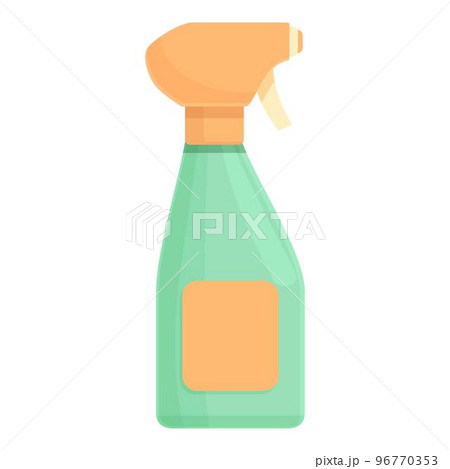 Spray bottle icon cartoon vector. Clean tool. Home equipment Spray bottle icon cartoon vector. Clean tool. Home equipment 96770353