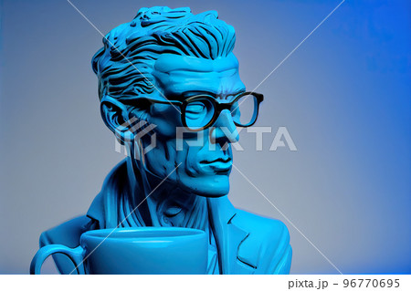 White marble statue White marble statue 96770695