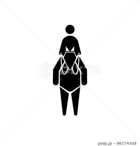 horse riding full face icon horse riding full face icon 96774308