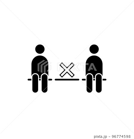dont use that seat do not sit sign virus icon dont use that seat do not sit sign virus icon 96774598
