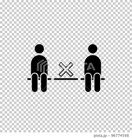 dont use that seat do not sit sign virus icon dont use that seat do not sit sign virus icon 96774598
