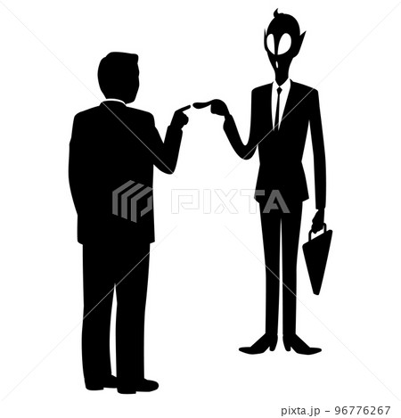 Alien Businessman 96776267