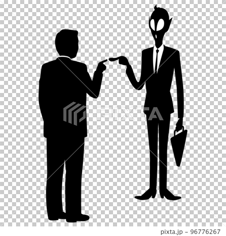 Alien Businessman 96776267