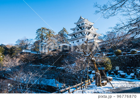郡上八幡城（冬） 96776870