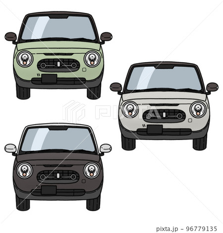 人気軽自動車イラスト 人気軽自動車イラスト 96779135