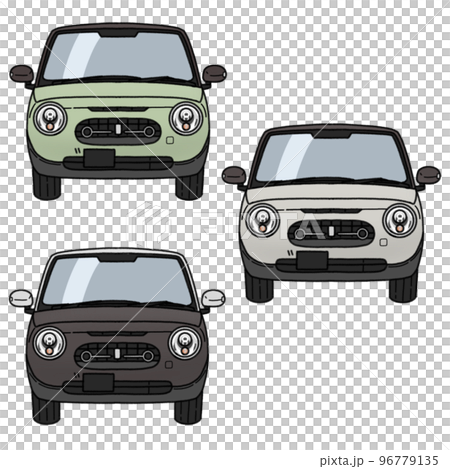 人気軽自動車イラスト 人気軽自動車イラスト 96779135
