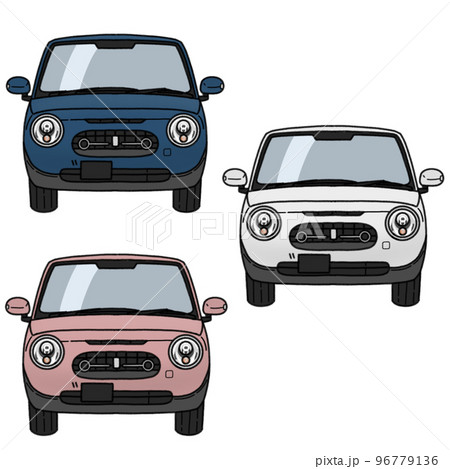 人気軽自動車イラスト 人気軽自動車イラスト 96779136