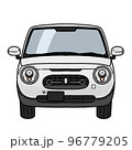 人気軽自動車イラスト 96779205