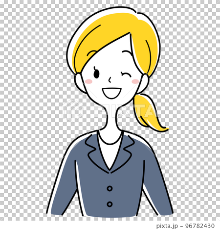 穿眨眼西裝的女人 96782430