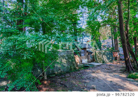 安土城跡 織田信長居城跡 石垣 安土城跡 織田信長居城跡 石垣 96782520