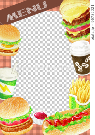 Hamburger and side menu frame material Hamburger and side menu frame material 96783321