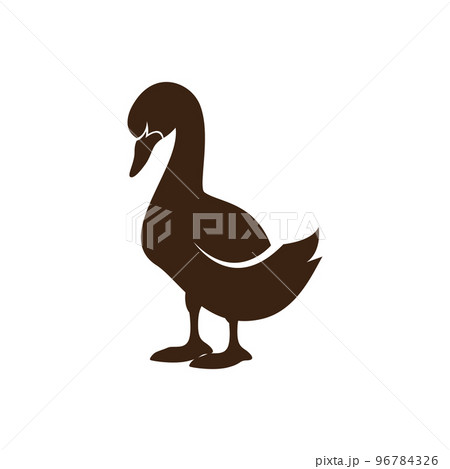 Duck logo vector 96784326