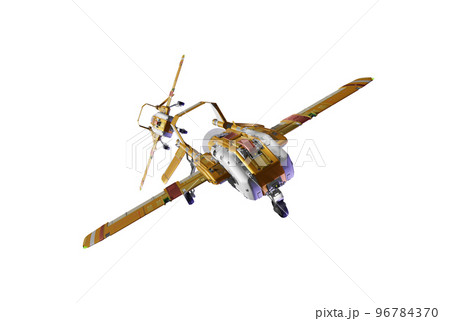 ドローン(飛行機型:編隊飛行:透過素材) ドローン(飛行機型:編隊飛行:透過素材) 96784370