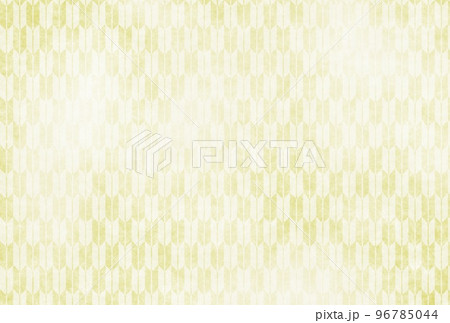 和紙風　矢絣模様の和風背景 96785044