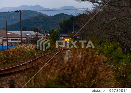静岡県袋井市川会　天竜浜名湖鉄道と沿線の風景 96786814