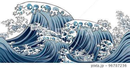 浮世絵　波　その26 96787236