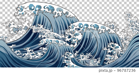 浮世絵　波　その26 96787236